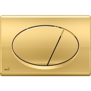 Клавиша смыва AlcaPlast золотая (M75)