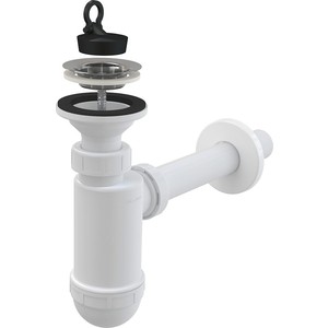 Сифон AlcaPlast для раковины D32 с решеткой d63 (A410)