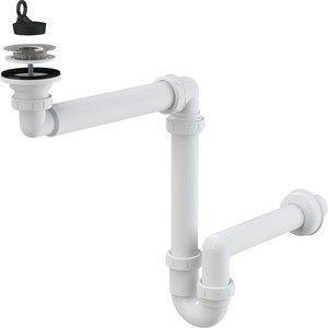 Сифон AlcaPlast для раковины d63 (A413)