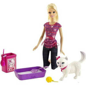 Набор Barbie "Заботится о кошечке" pbdh76