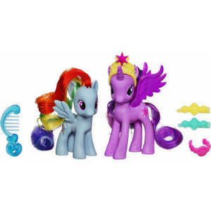 My Little Pony Принцесса с подругой Радуга Дэш и Твайлайт Спаркл серия Кристальная империя a2657/ ha2004