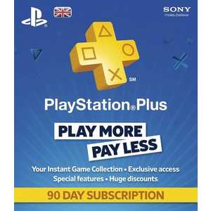 Карта оплаты Sony Playstation Plus - 90 Day Subscription Card (PS3)