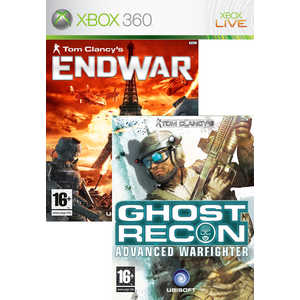 Игра для Xbox 360 Tom Clancy's Ghost Recon Advanced Warfighter 2 + End War (Xbox 360, английская версия)