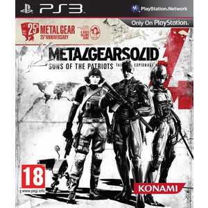 Игра для PS3 Metal Gear Solid 4: Guns of the Patriots. 25th Anniversary Edition (PS3, английская версия)