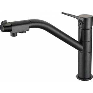 Смеситель для кухни ZorG GraniT Clean water (ZR 401 kf антрацит)