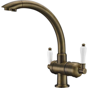 Смеситель для кухни ZorG Clean water (ZR 327 yf antique)