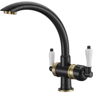 Смеситель для кухни ZorG Clean water (ZR 327 yf bronze black)