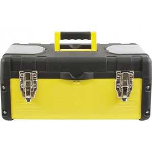Ящик для инструмента FIT 18" 45х24х20см металлические замки стенки стальные (65592)