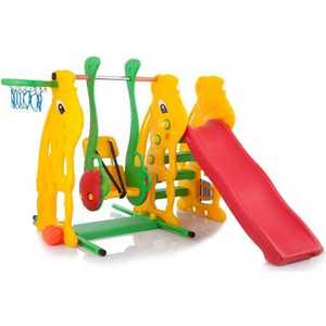 Горка Baby Care "Lady Bug+Rabbit Slide" с качелями SL-08