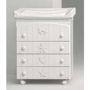 Комод Mibb "Lumiere" (белый) CS453BoL