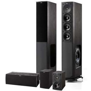 Комплект акустических систем Jamo S 608 HCS 3, black ash