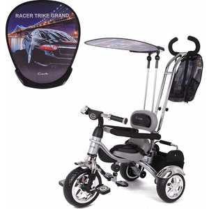 Велосипед 3-х колесный Capella "Racer Trike Grand" (серебро/рисунок авто) GL000021180