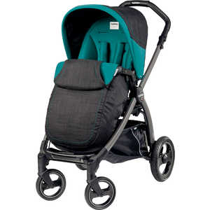 Коляска прогулочная Peg-Perego "Book Plus Pop Up" (аквамарин) с шасси Book Plus S Jet
