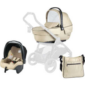 Набор для путешествий Peg-Perego "Navetta Pop Up", "Primo Viaggio Tri-Fix", "Borsa" сумка (cream)