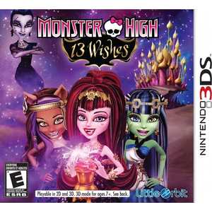Игра для 3DS Monster High: 13 Wishes (3DS, английская версия)