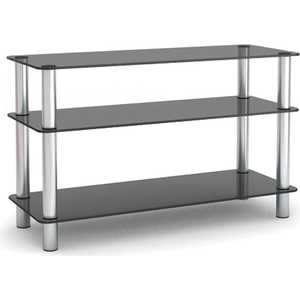 Тумба MetalDesign MD 507 plasma каркас хром/стекло прозрачное