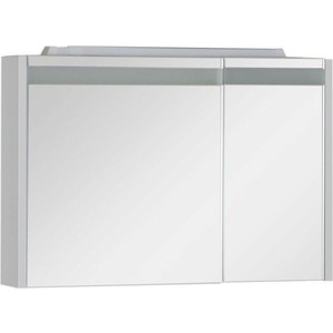 Зеркальный шкаф Aquanet Лайн 90 L камерино со свет (165582)