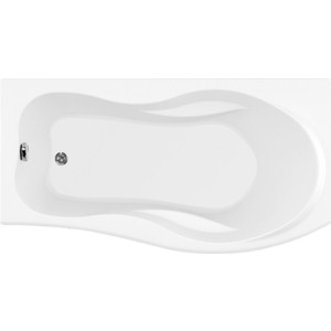 Акриловая ванна Aquanet Borneo R 170x75/90 каркас слив-перелив, правая, без гидромассажа (164626)