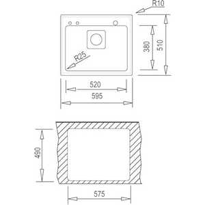 Мойка кухонная Teka Frame 1b plus полировка (40180500)
