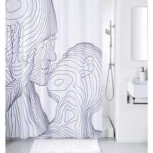 Штора для ванной IDDIS Black and White 200 180 см (SCID150P)