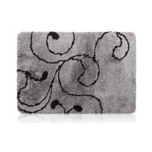 IDDIS Flower Lace Grey Коврик для ванной 60*90 см, микрофибра