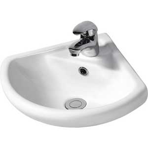 IDDIS Neptun Умывальник угловой 36х40 см, покрытие Pearl Shine