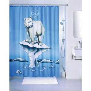 Штора для ванной IDDIS Polar Bear 200х180 см