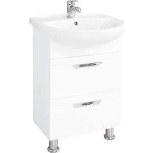 Тумба Santek Лайм 55 h 2 ящика для раковины Антик 55 белая (1WH501470)