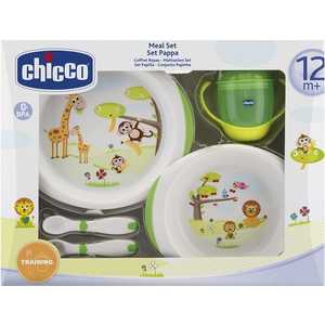 Набор детской посуды Chicco с 12 мес (зеленый) 06833.00