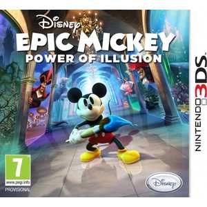 Игра для 3DS Epic Mickey Power of Illusion (3DS, английская версия)