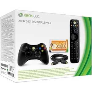 Набор Microsoft XBox 360 Набор - Wireless Controller + HDMI кабель + пульт ду + карта XBox live (GTA-00114)