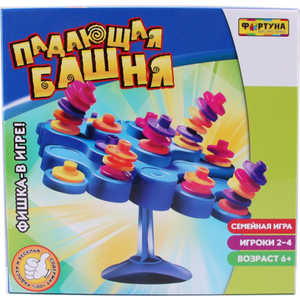 Фортуна Настольная семейная игра "Падающая башня"