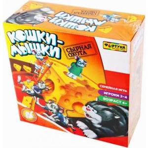 Фортуна Настольная семейная игра "Кошки - мышки. Сырная погоня"