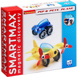 Bondibon Магнитный конструктор SmartMax Специальный (Special) набор: Пип и самолётик Пит 206