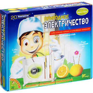 Опыты Bondibon французские Науки с Буки 20 экспериментов Природное электричество (3020)