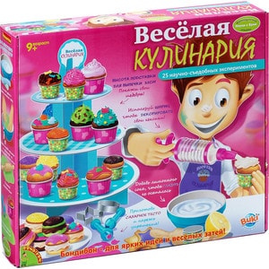 Опыты Bondibon французские Науки с Буки 25 экспериментов Весёлая кулинария (7064)