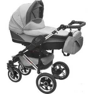 Коляска 2 в 1 Camarelo Chrome Sport светло-серый Q12 K244
