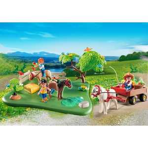 Playmobil Набор пони и повозка 5457pm