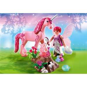 Фея Playmobil с единорогом "Красная роза" 5443pm