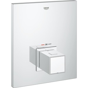 Термостат для ванны Grohe Grohtherm Cube центральный накладная панель (19961000) Термостат для ванны Grohe Grohtherm Cube центральный накладная панель (19961000)