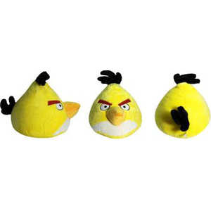 Angry Birds Мягкая игрушка 35см, без звука, желтая птица КАВ042