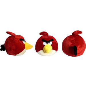 Angry Birds Мягкая игрушка 35см, без звука, красная птица КАВ040