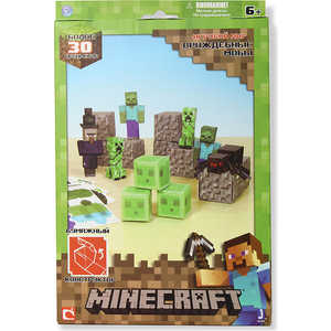 Minecraft Конструктор из бумаги "Враждебные мобы", 30 дет Т57237