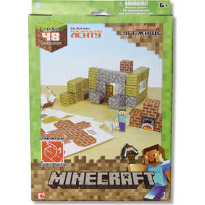 Minecraft Конструктор из бумаги Убежище, 48 дет Т57238