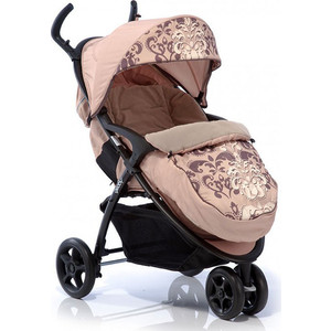 Коляска прогулочная Geoby "С409" (бежевый/с узорами) r4lk