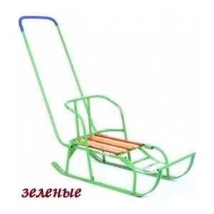Санки Кулебаки с переставным толкателем (зеленый) ТНП-206.00.00.00