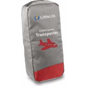 Сумка LittleLife для транспортировки рюкзака переноски серый с красным