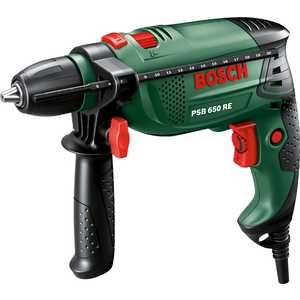 Дрель ударная Bosch PSB 650 RE с набором оснастки TiN Wrap (0.603.128.008)