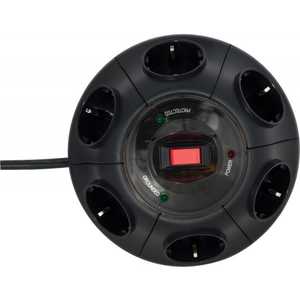 Сетевой фильтр Ippon BU-212B 1.8м (6 розеток), черный