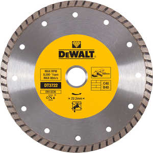 Диск алмазный DeWALT 180х22.2мм Турбо (DT 3722)